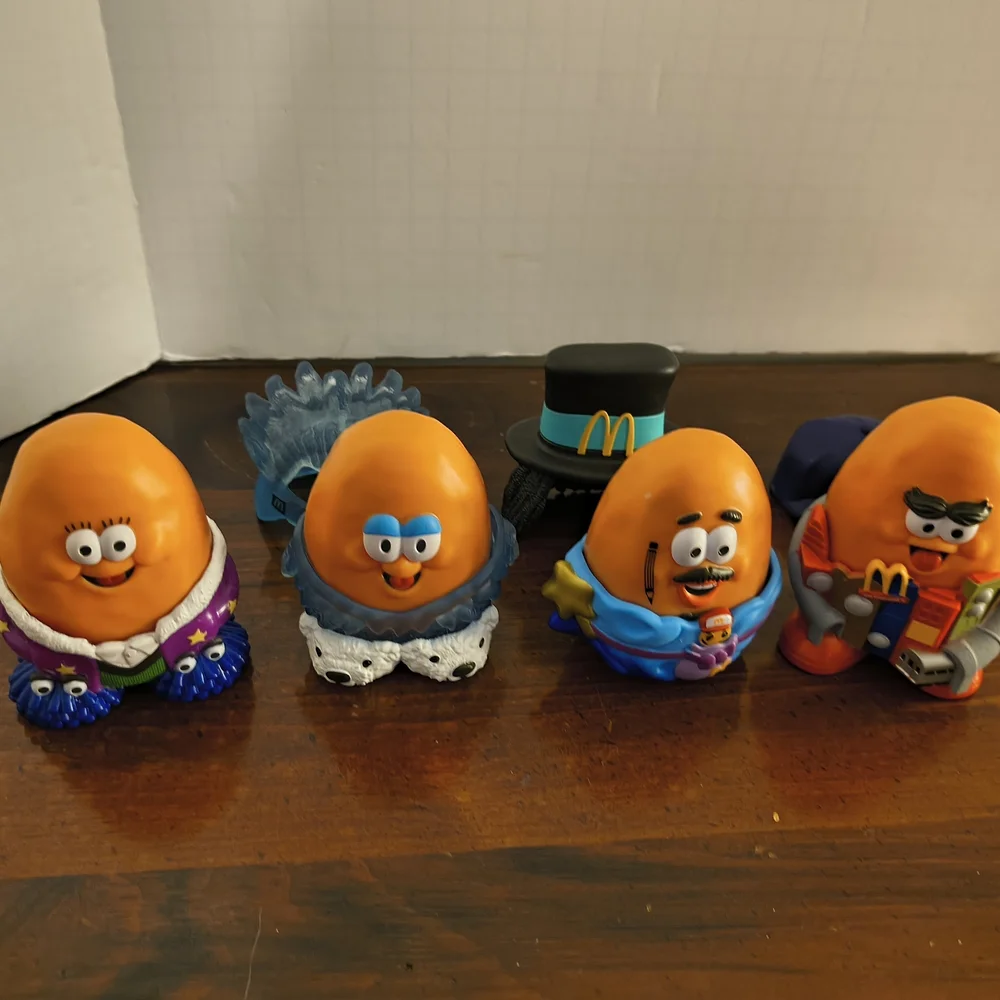 McDonald’s Happy Meal Potato Head Character Lot - Orange Figures - Picture 2 of 12